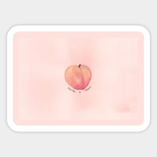 You're a Peach Sticker